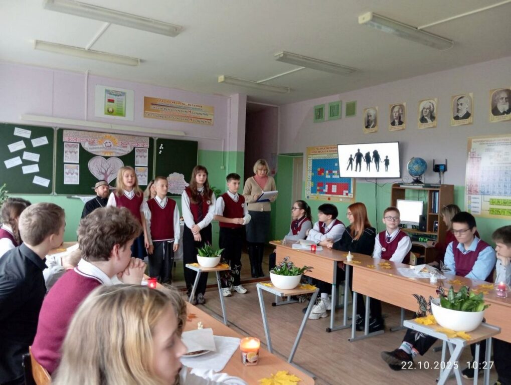 В Коптянской школе прошла встреча учащихся 7-9 классов с иереем Дионисием Андреевым