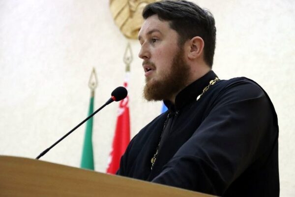Иерей Георгий Совецкий принял участие в едином дне информирования в Витебском городском отделе МЧС