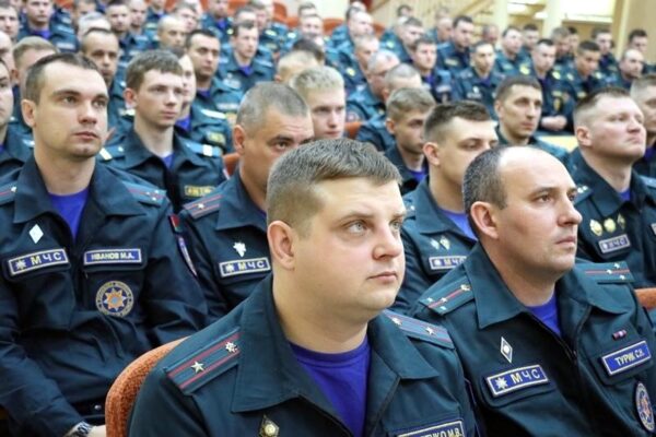 Иерей Георгий Совецкий принял участие в едином дне информирования в Витебском городском отделе МЧС